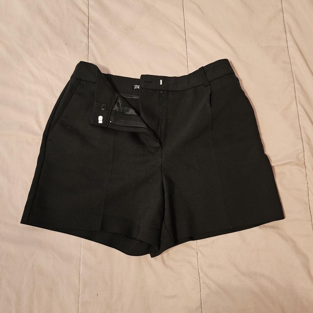 Zara Black Shorts NWOT